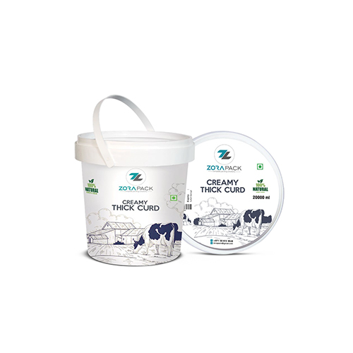 2 Litre Plain & Transparent Tub